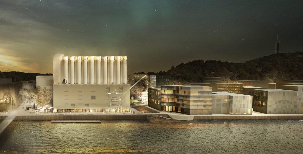 Bygget ligger i Kristiansand