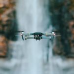 selective focus photography of quadcopter drone