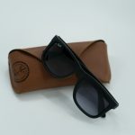 black Ray-Ban sunglasses