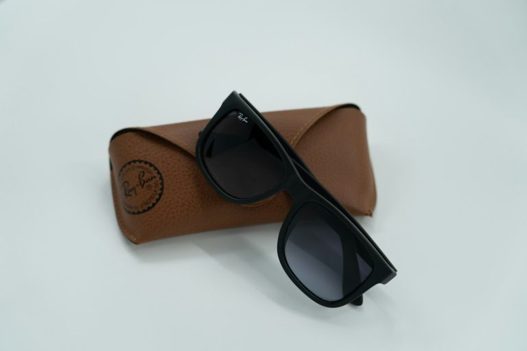 black Ray-Ban sunglasses