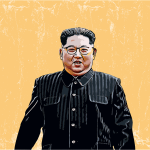 north korea, kim jong-un, portrait