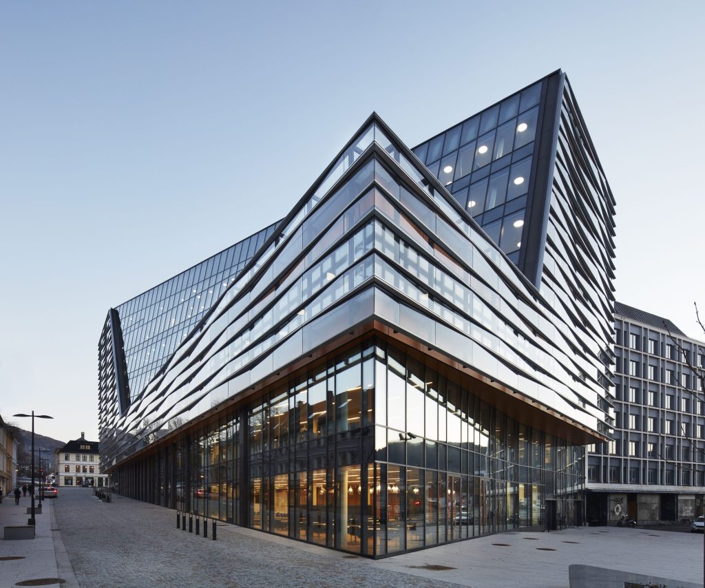 Et bygg av Sparebanken Sør