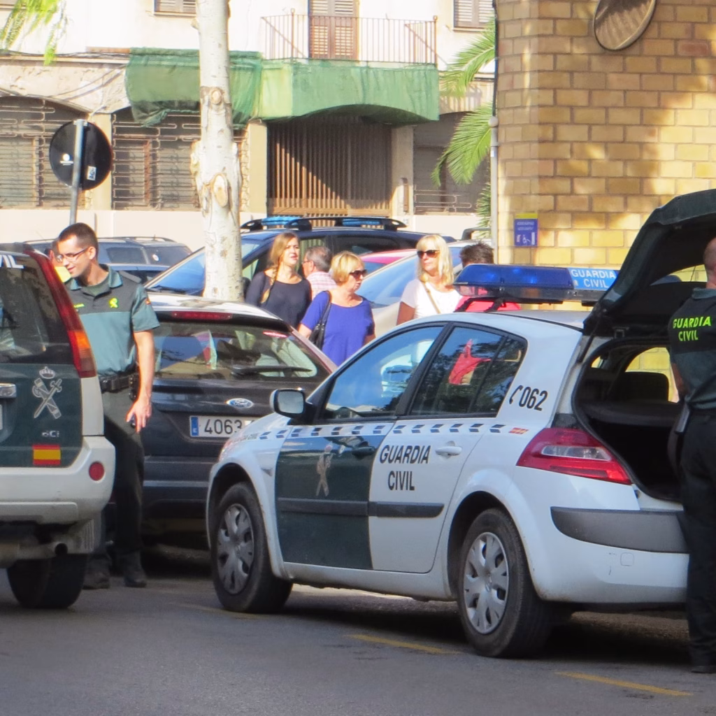 En spansk politi fra Guardia Civil