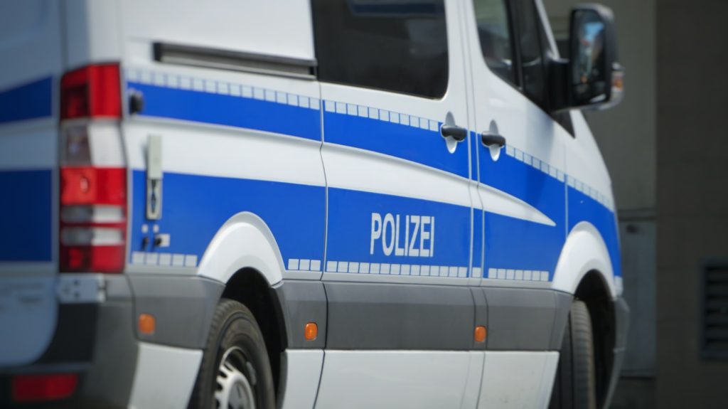 En tysk politibil