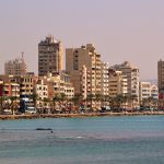 city, sea, backdrop