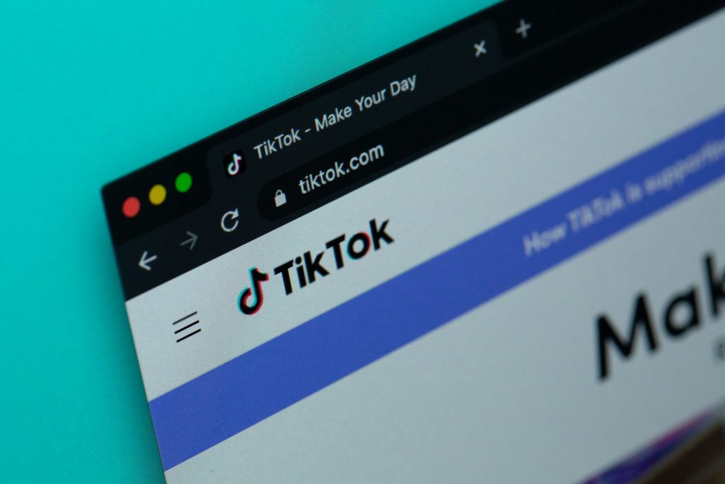 En nettside for tiktok