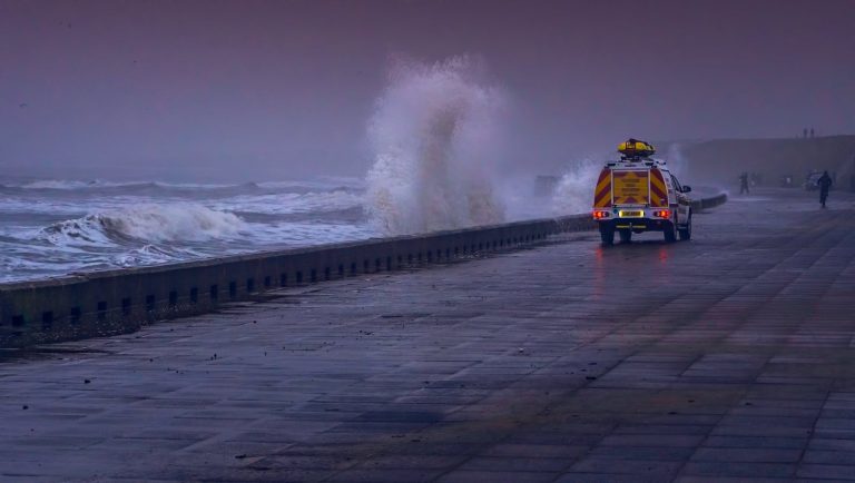 Vehicle Near Beach