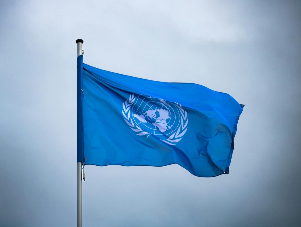 Flagget av FN