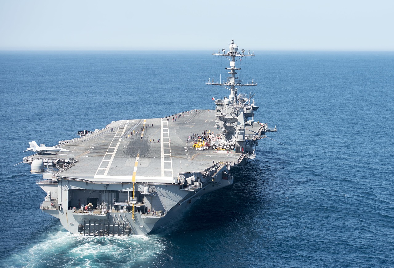 uss harry s, truman cvn 75, aerial