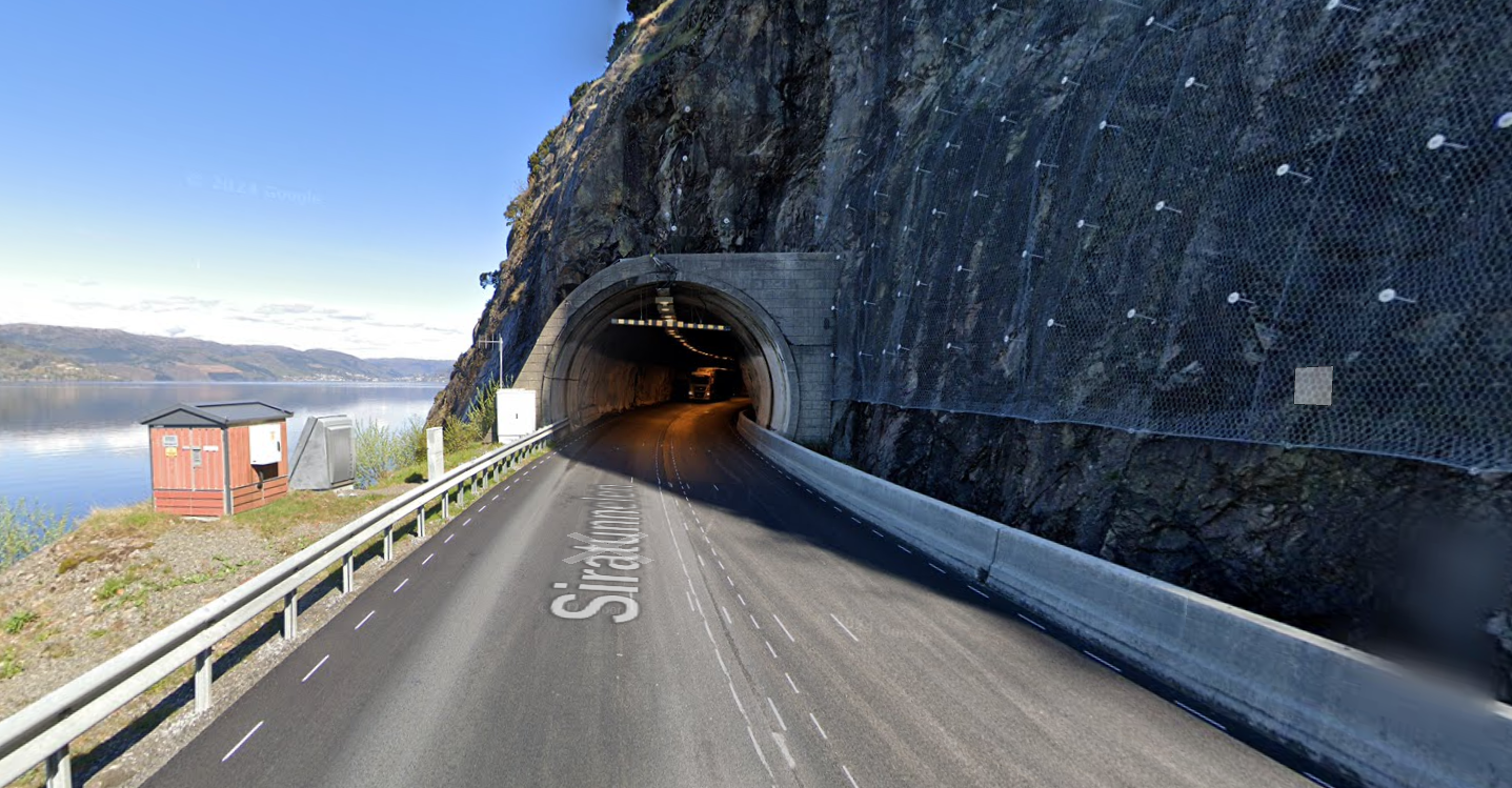 Bilder av Siratunnelen i Flekkefjord i Agder