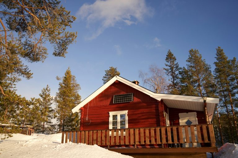 Et rødt hus i Norge