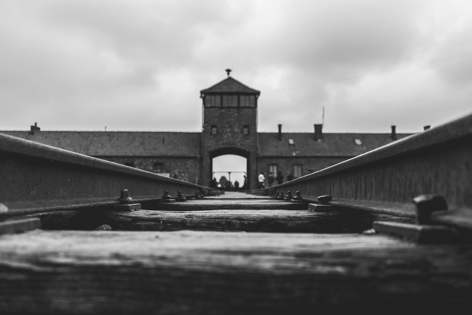 Auschwitz, en konsentrasjonsleir der flere jøder ble drept