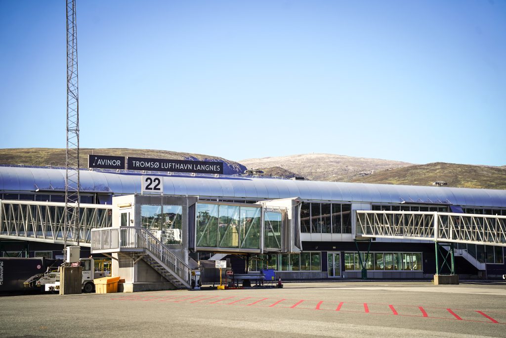 En bygning ved Tromsø Lufthavn