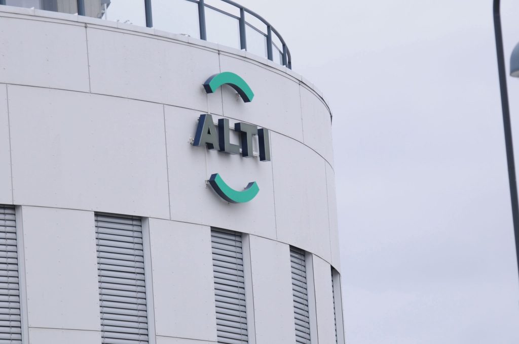 Et bilde av en logo i grønn og svart farge