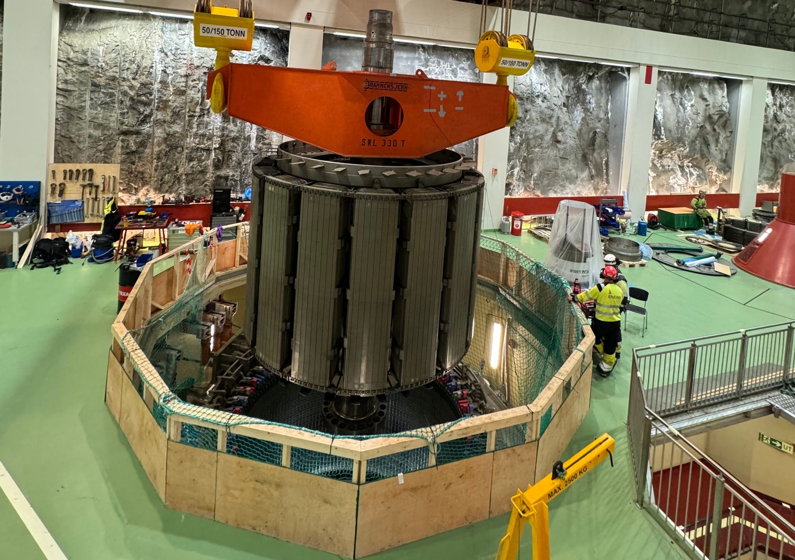 Et kraftverk som ligger i Setesdal og Bykle