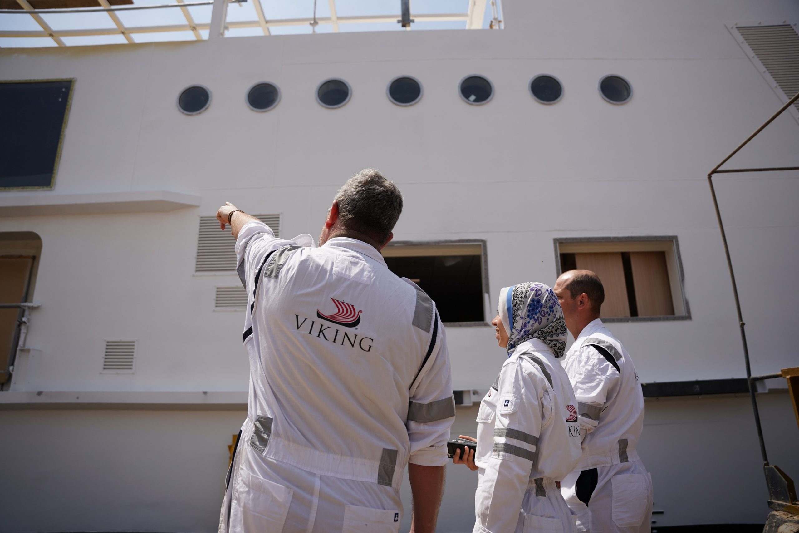 Et nytt cruiseskip i Egypt.