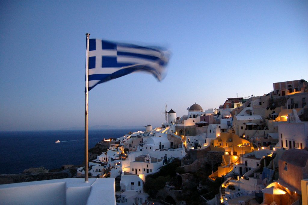Flagget av Hellas