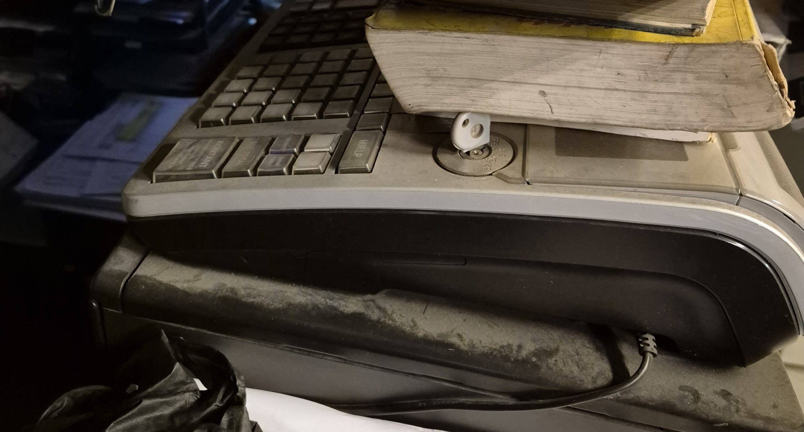 Kasseapparat ikke i bruk