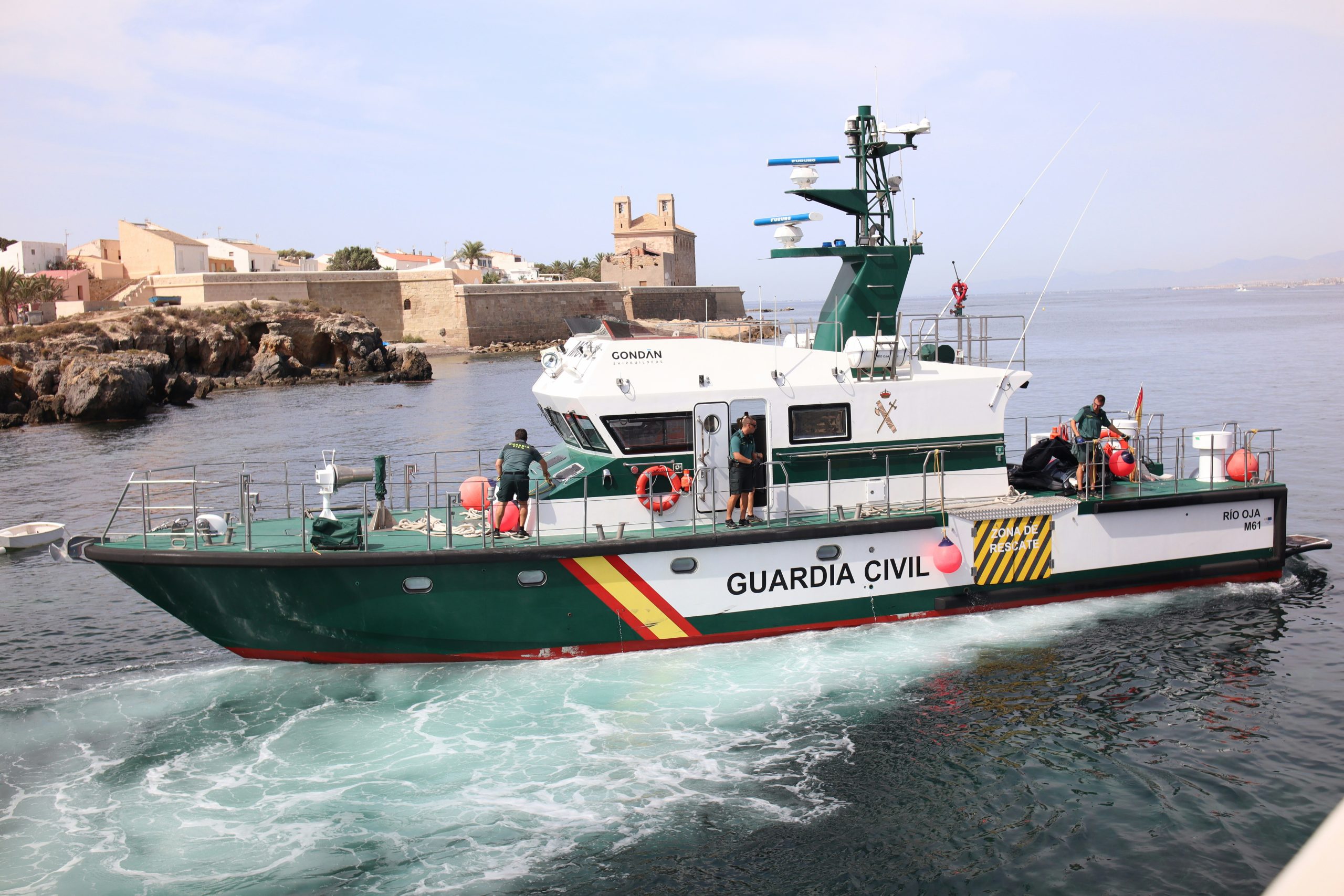 Spanias båt er grønn