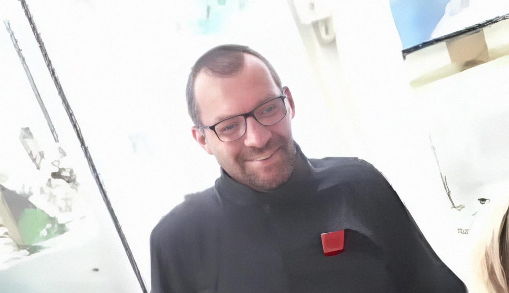 En mann som er raneren i Grimstad