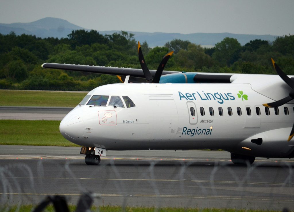 Flyet er fra Irland. Irsk flyselskap