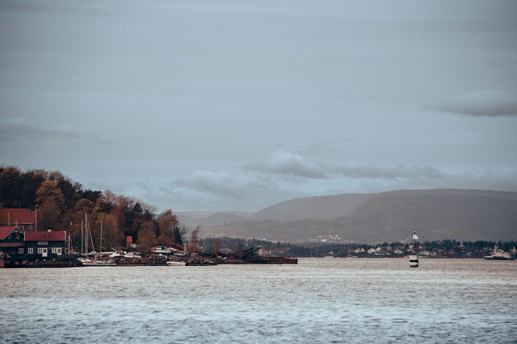 Oslofjorden med mye sjø