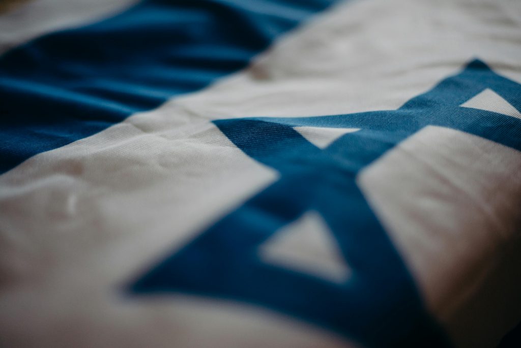 Et israelsk flagg