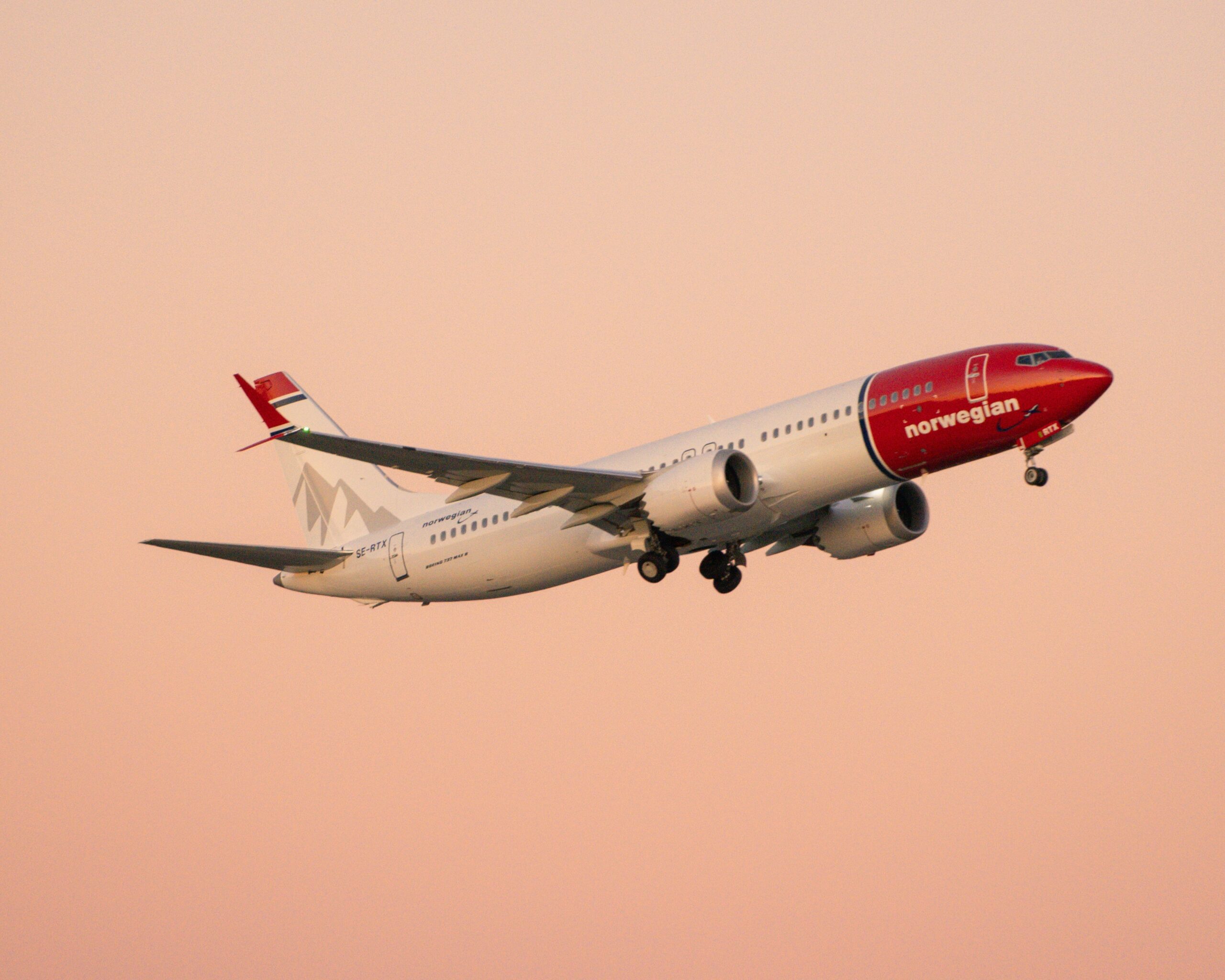 Et fly som eies av Norwegian